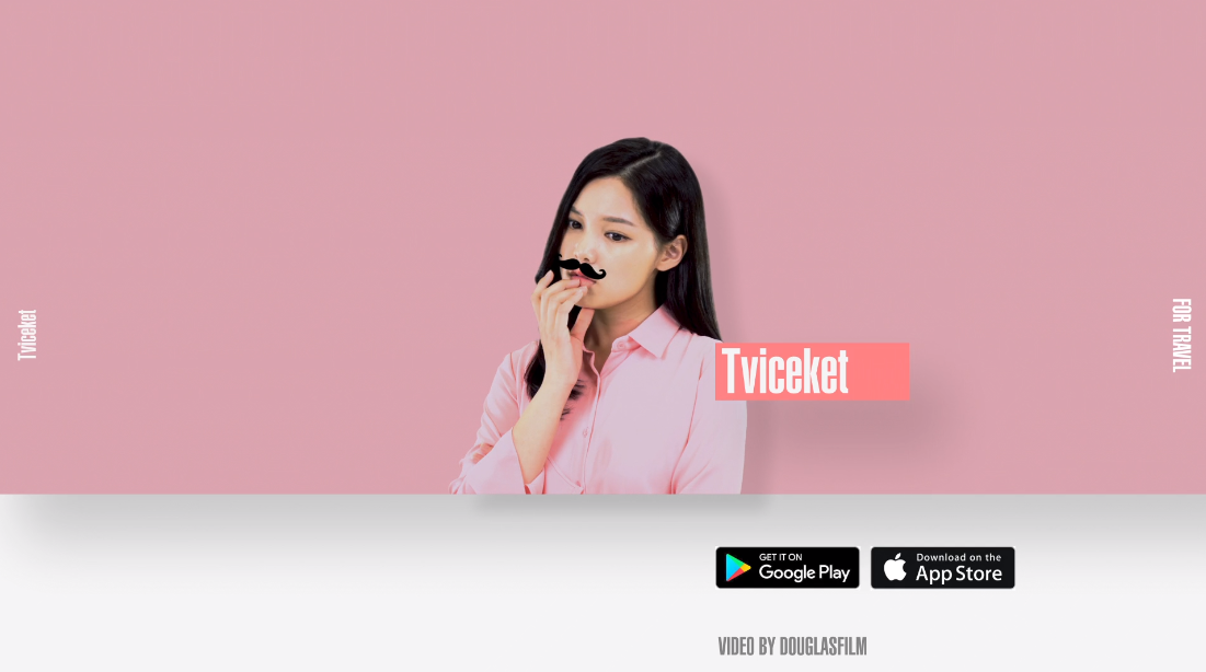 세련된 그래픽의 정수(여행정보 어플리케이션‘Tviceket’서비스 홍보 영상) 포트폴리오 이미지